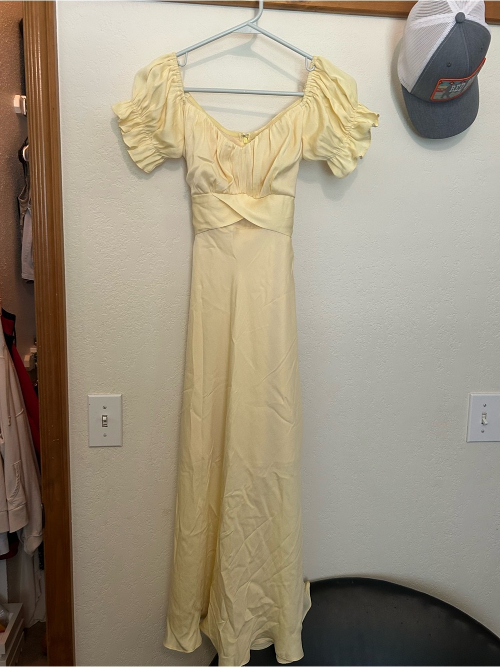 Hello Molly Butter yellow midi dress